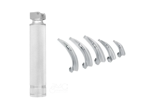 Kit Laringoscópio com 5 Laminas