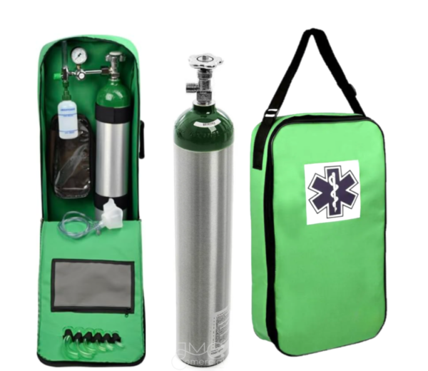 Kit Cilindro de Oxigênio - Com Bolsa - 3L