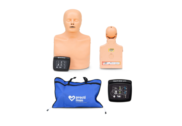 Manequim de RCP Practiman Plus com Bolsa